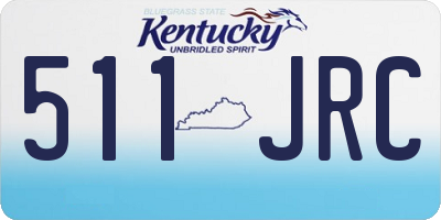 KY license plate 511JRC