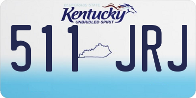 KY license plate 511JRJ