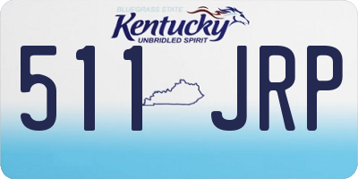 KY license plate 511JRP