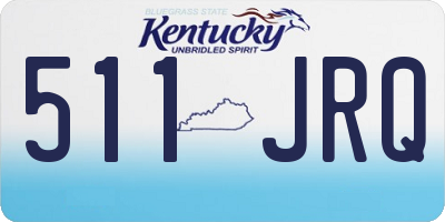 KY license plate 511JRQ