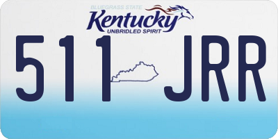 KY license plate 511JRR