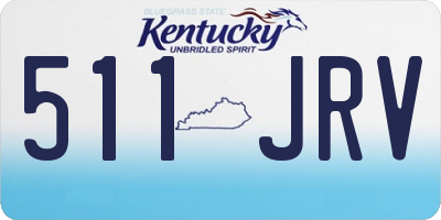 KY license plate 511JRV