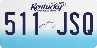 KY license plate 511JSQ