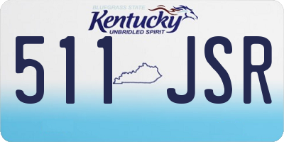KY license plate 511JSR