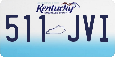 KY license plate 511JVI
