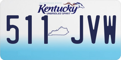 KY license plate 511JVW