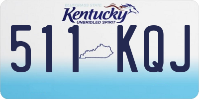KY license plate 511KQJ