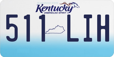 KY license plate 511LIH