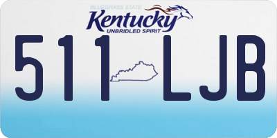 KY license plate 511LJB