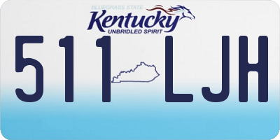 KY license plate 511LJH