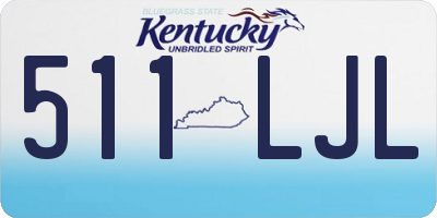 KY license plate 511LJL