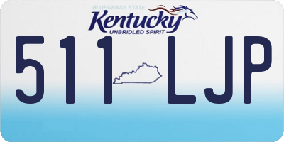 KY license plate 511LJP