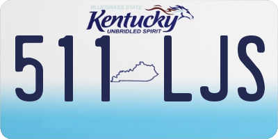 KY license plate 511LJS