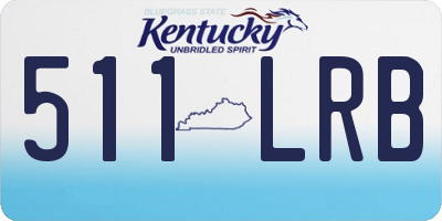 KY license plate 511LRB