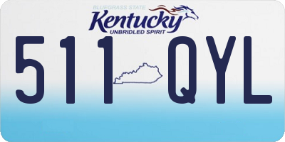 KY license plate 511QYL