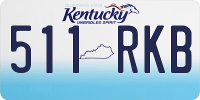 KY license plate 511RKB