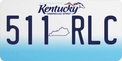 KY license plate 511RLC