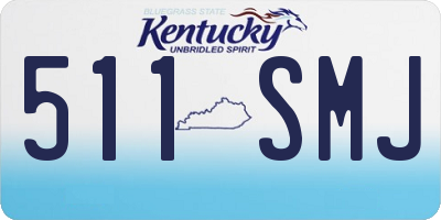 KY license plate 511SMJ