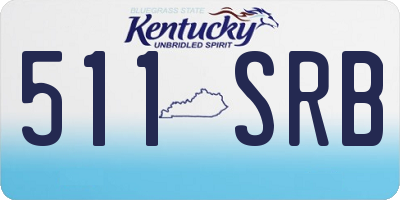 KY license plate 511SRB