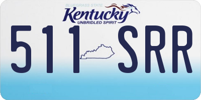 KY license plate 511SRR