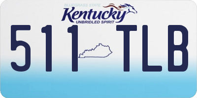 KY license plate 511TLB