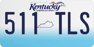KY license plate 511TLS