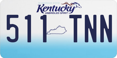 KY license plate 511TNN