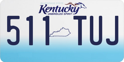 KY license plate 511TUJ