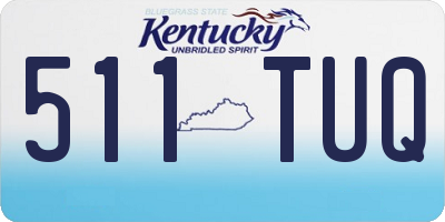 KY license plate 511TUQ