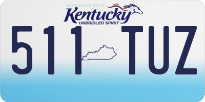 KY license plate 511TUZ