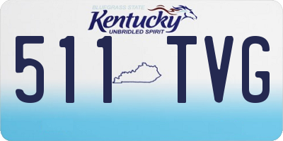 KY license plate 511TVG