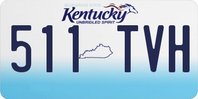 KY license plate 511TVH