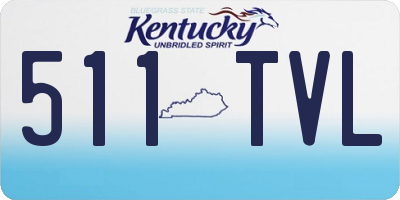 KY license plate 511TVL