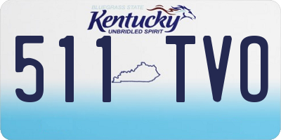 KY license plate 511TVO