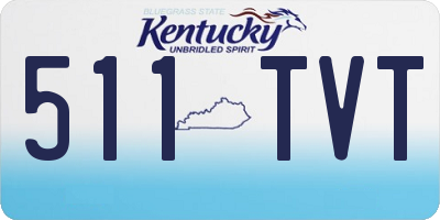 KY license plate 511TVT