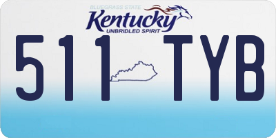 KY license plate 511TYB