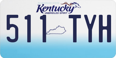 KY license plate 511TYH