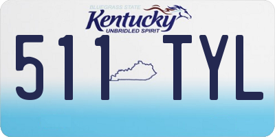 KY license plate 511TYL