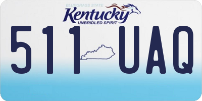 KY license plate 511UAQ