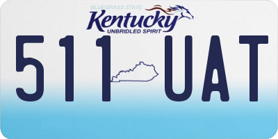 KY license plate 511UAT