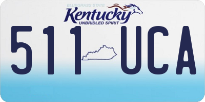KY license plate 511UCA