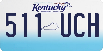 KY license plate 511UCH
