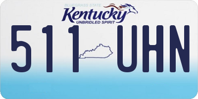 KY license plate 511UHN