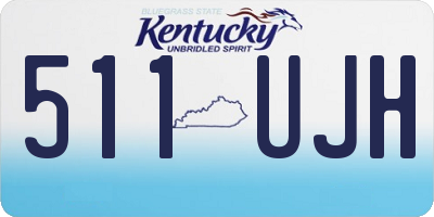 KY license plate 511UJH