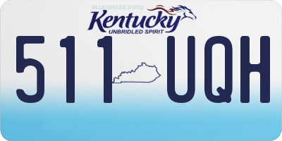 KY license plate 511UQH
