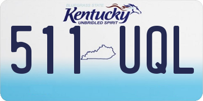 KY license plate 511UQL