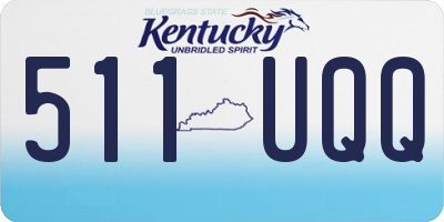 KY license plate 511UQQ