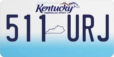 KY license plate 511URJ