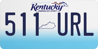 KY license plate 511URL