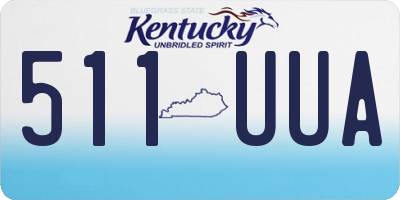 KY license plate 511UUA